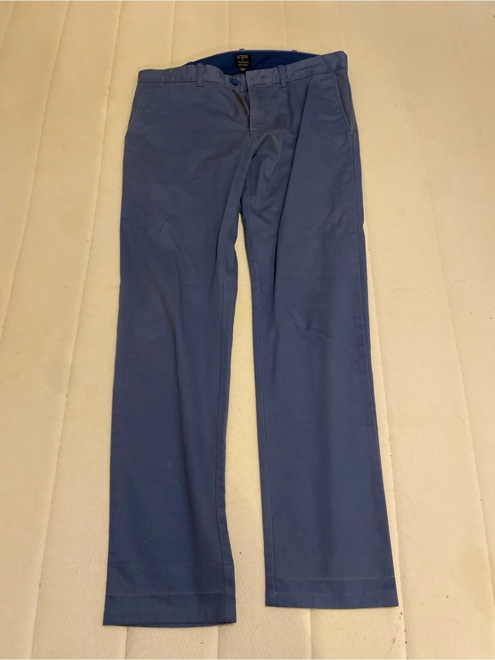 J. Crew Light Blue The Driggs Chinos